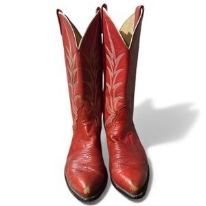 Nocona Red Heeled Boots